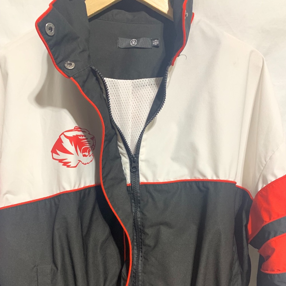 ARIZONA STATE Full Zip Up Jacket Unisex Red, White and Black color size US 4